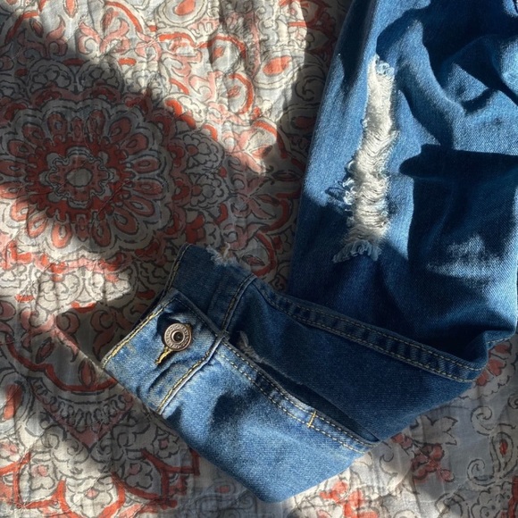 Ripped Jean Jacket - Picture 2 of 3